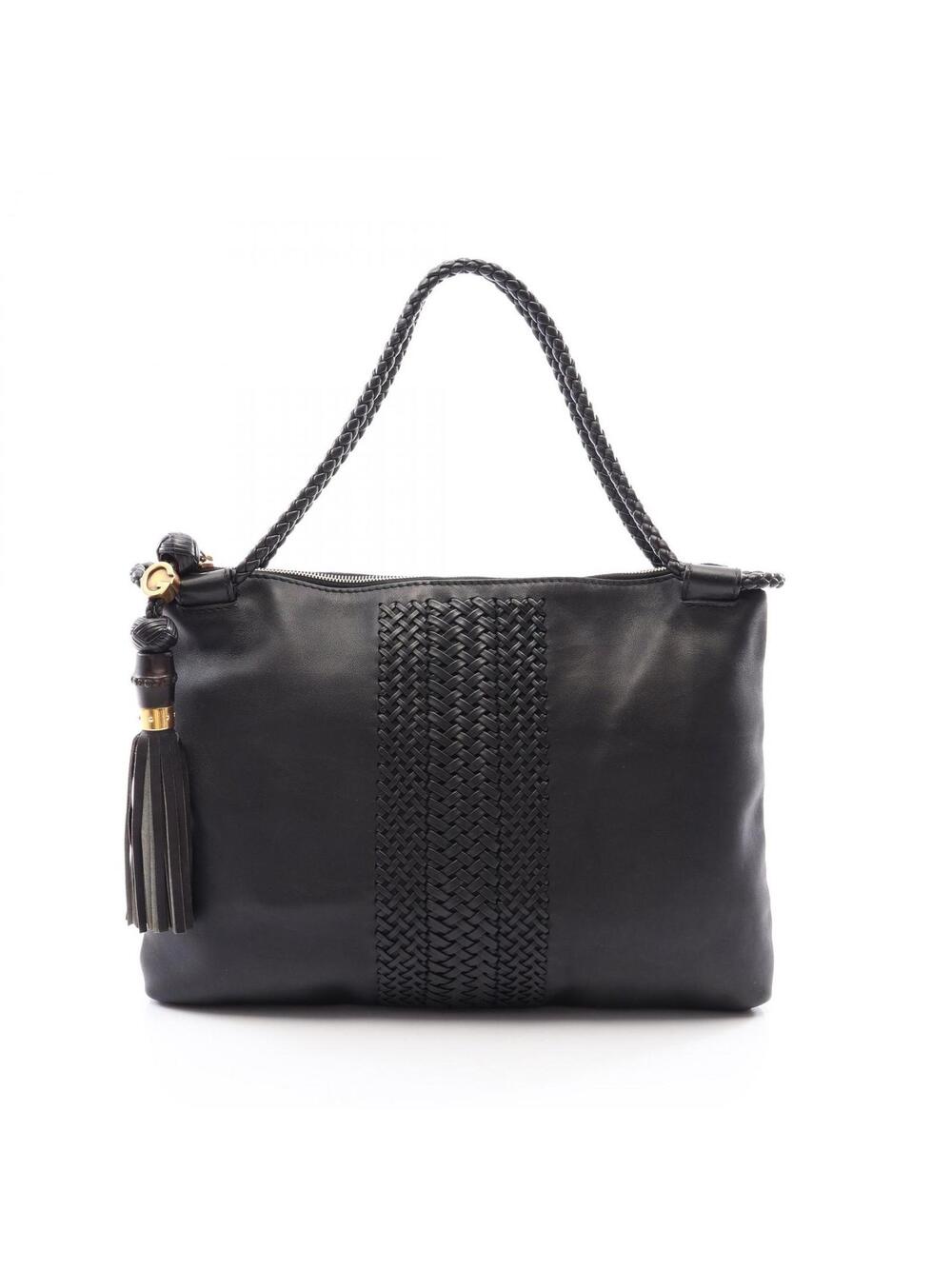 Gucci Woven Web Tassel Tote Hand Bag #368885G80B